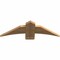 Ekena Millwork Bellingham Timber Gable Bracket, Western Red Cedar, 36"W x 12"H x 1 1/2"D x 5 1/2"F, 8/12 Pitch GBW036X12X0206BEL00SWR - alternate 3